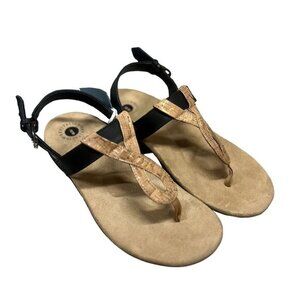 Women's‎ Revitalign Starling Black Sandals Size 8B NWT